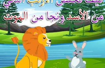 قصة الأرنب الذكي والأسد قصص عربية للاطفال حكايات أطفال